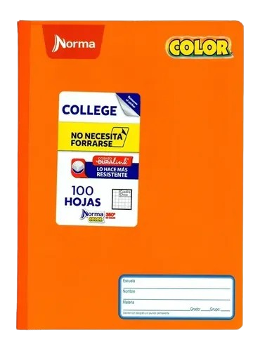 Cuaderno Universitario Cuadriculado Triple 100h
